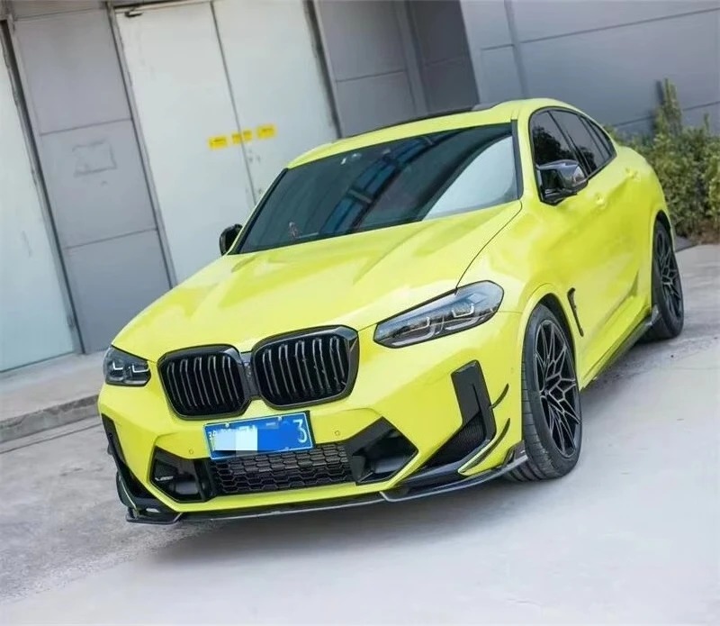 For  X4M F98 X3M F97 AE Style Carbon Fiber Front Bumper, Front Lip, Rear Diffuser, Rear Spoiler, Rear Trunk Wing